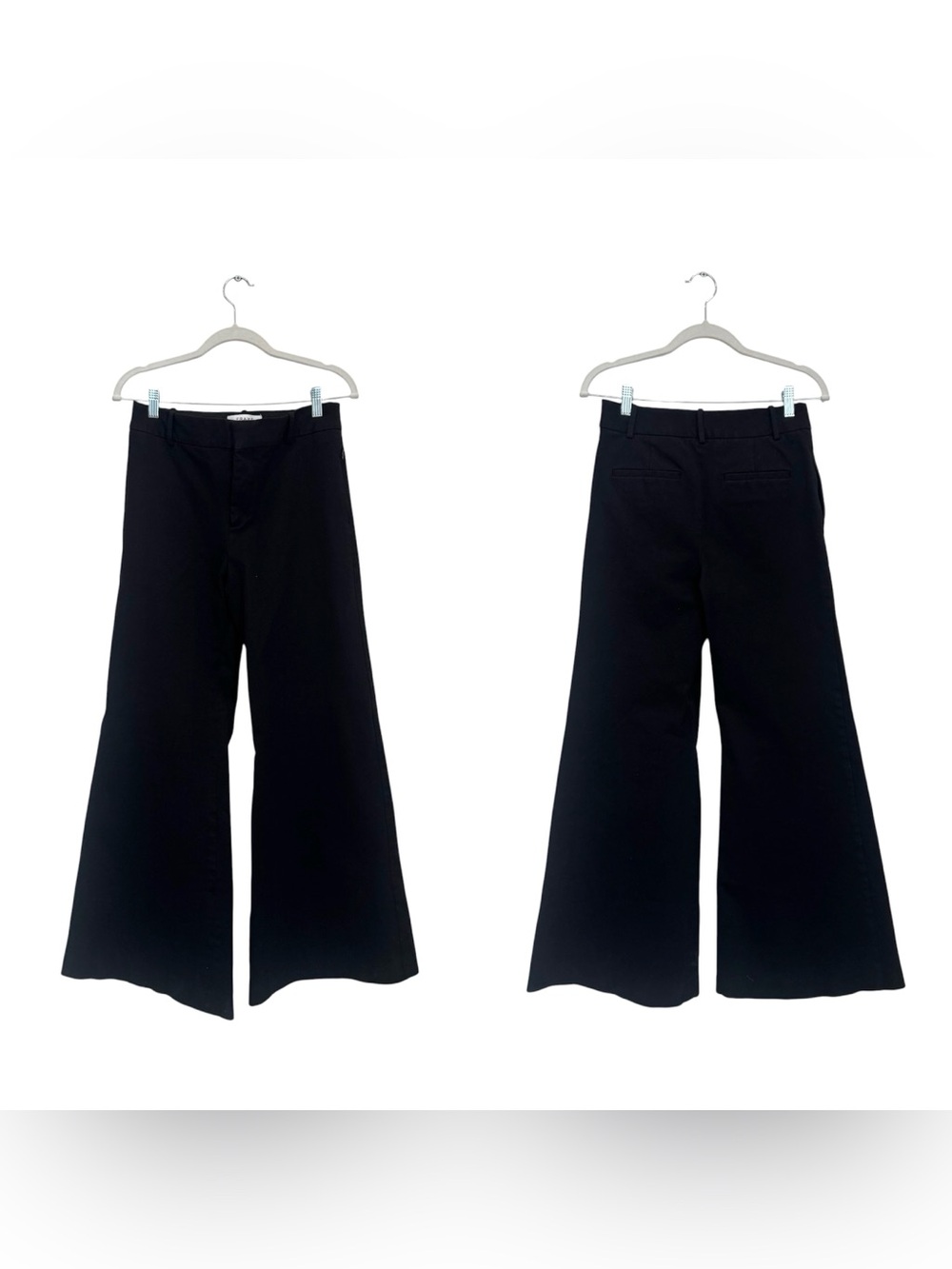 NEW FRAME Le Palazzo Wide leg Trouser in black - Picture 11 of 12
